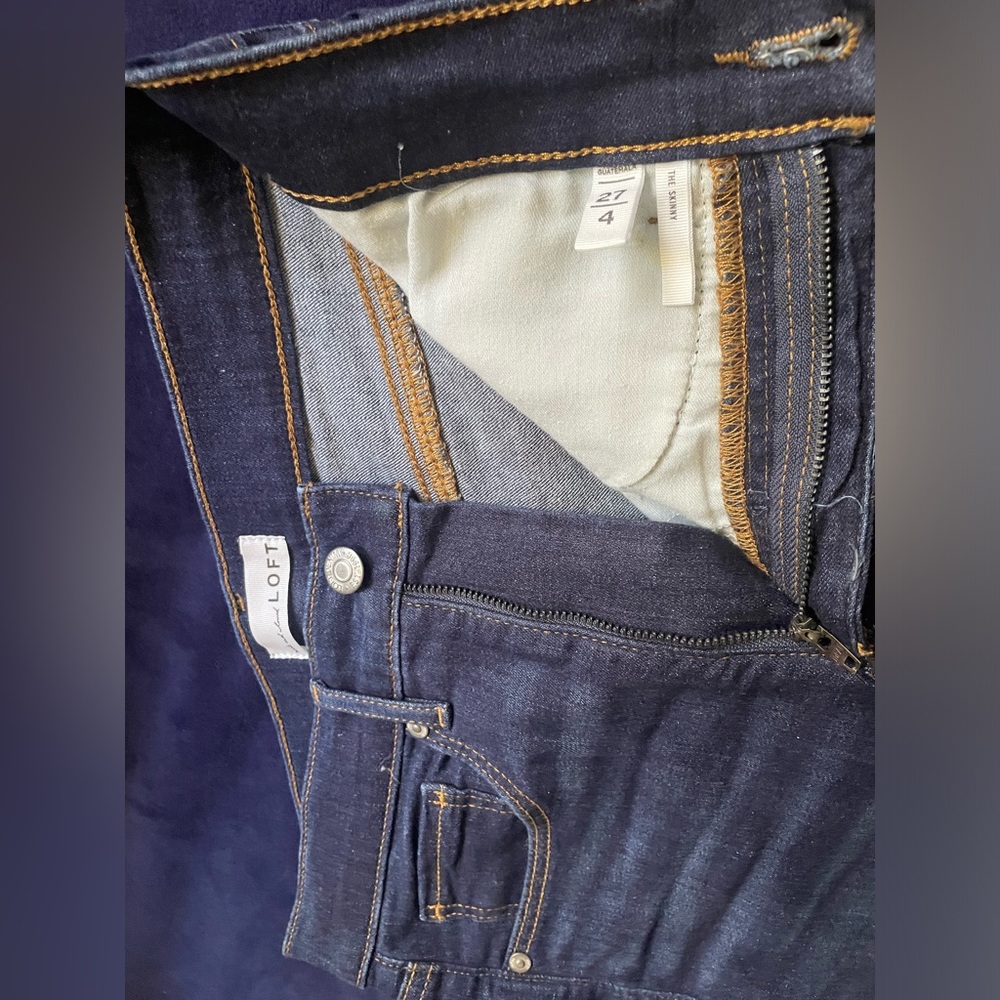 Loft Dark Skinny Jeans